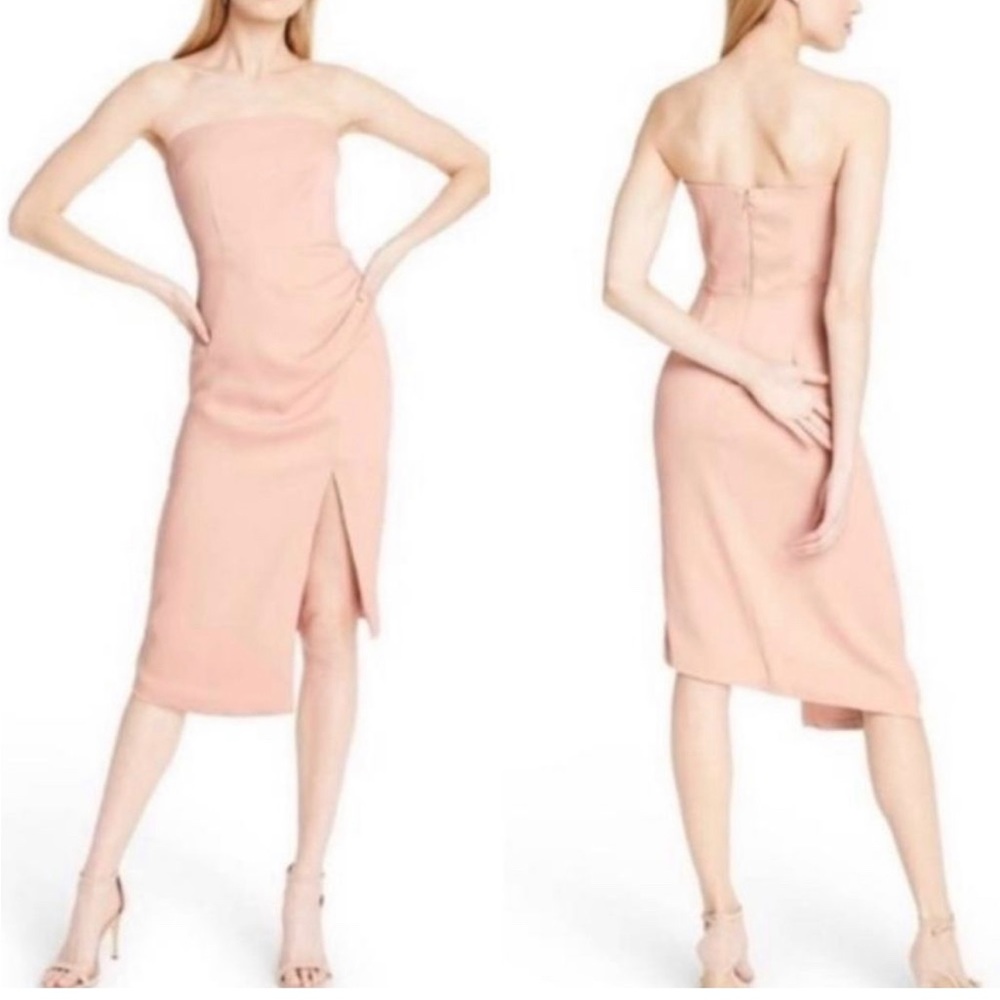 Cushnie for Target pink strapless dress